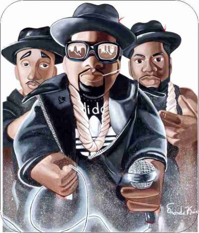 Run DMC, Toy Emcee Black Art Mousepad